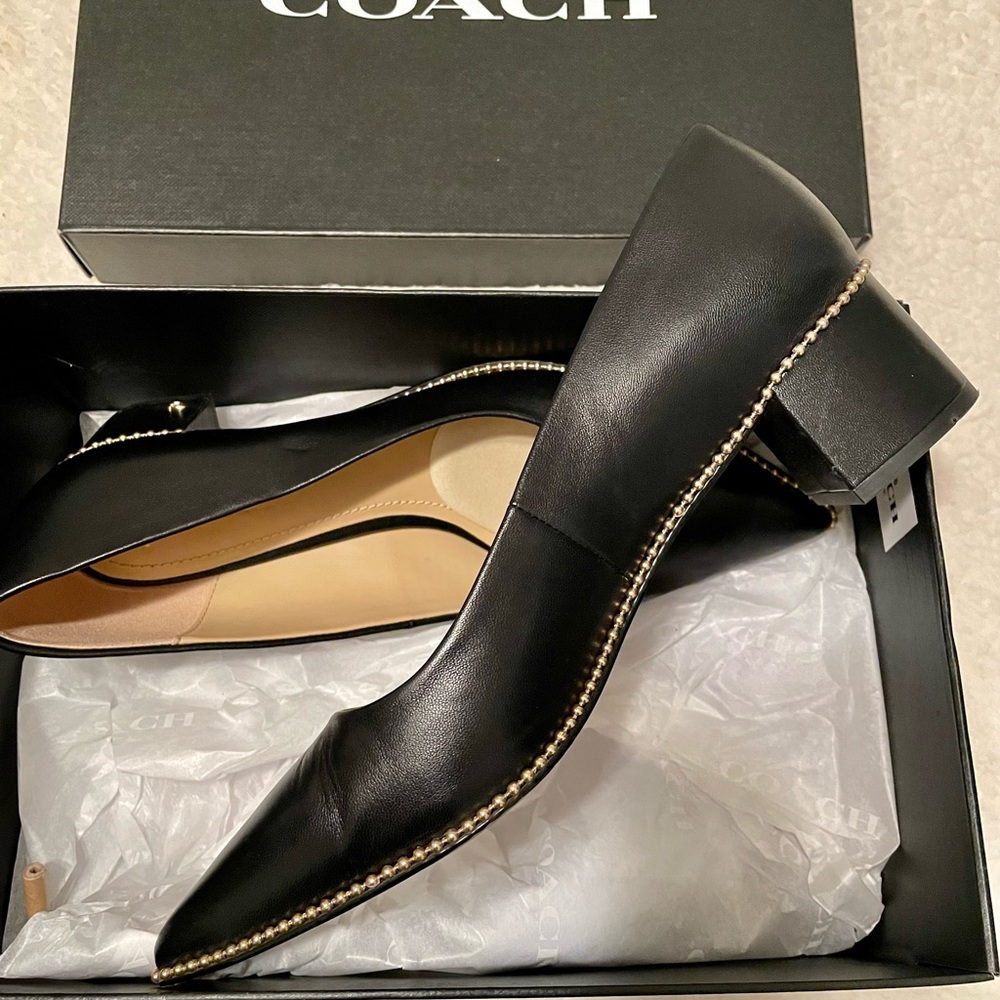 Coach Black Pump 9.5